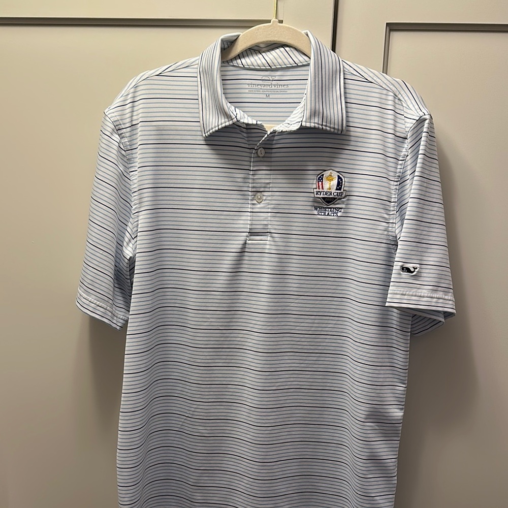 Vineyard Vines Men’s Golf Polo - Medium - 2020 Ryder Cup Whistling Straits